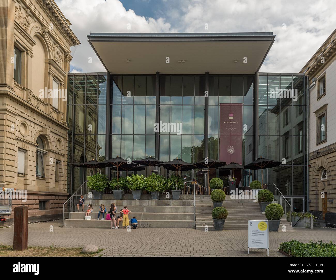 staedel museum, art museum in frankfurt am main, germany Stock