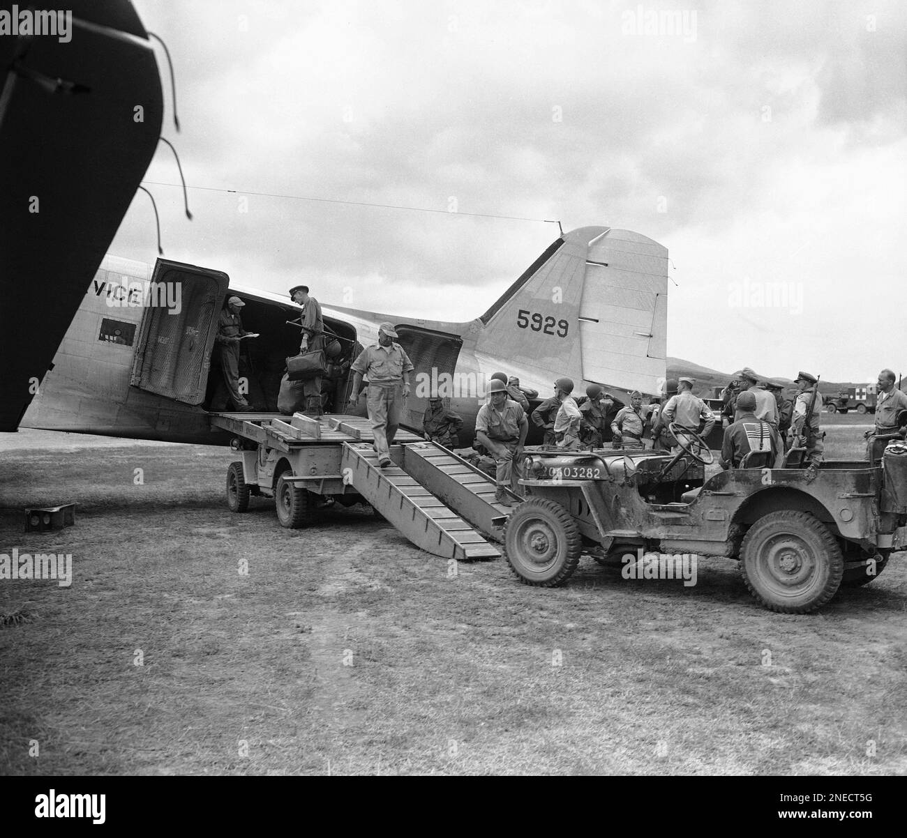 Troop Ramp A U.S. army troop transport control unit utilizes a special ramp built ...