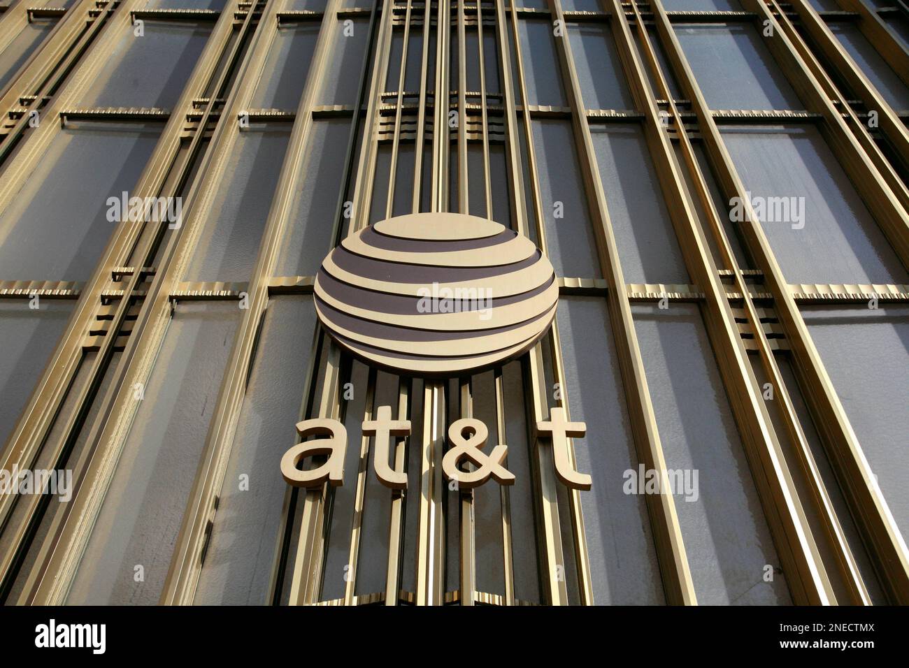 The entrance to an AT&T facility is shown, Monday, Feb. 1, 2010 in New ...