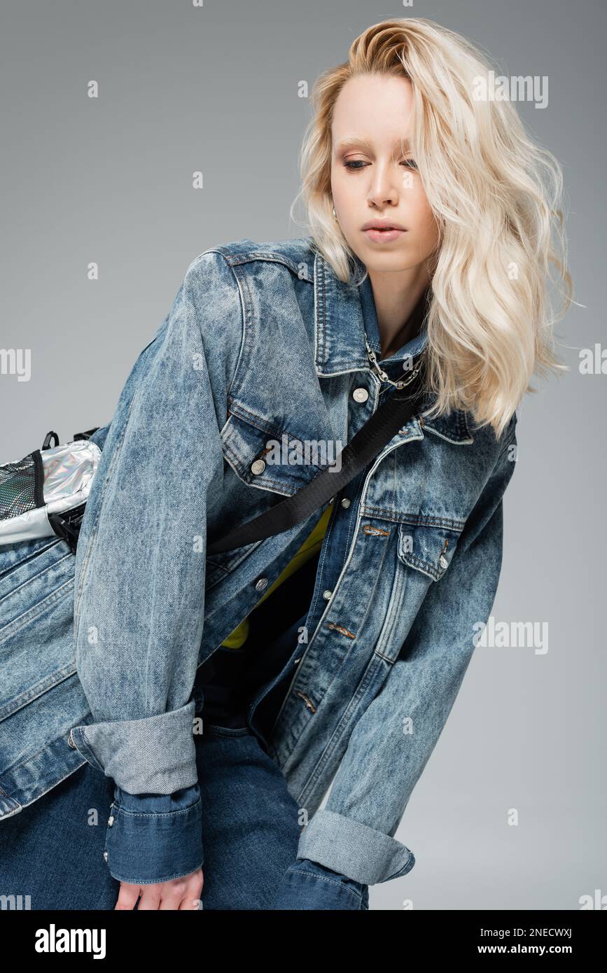 Beautiful blonde fashion model hi-res stock photography and images - Alamy