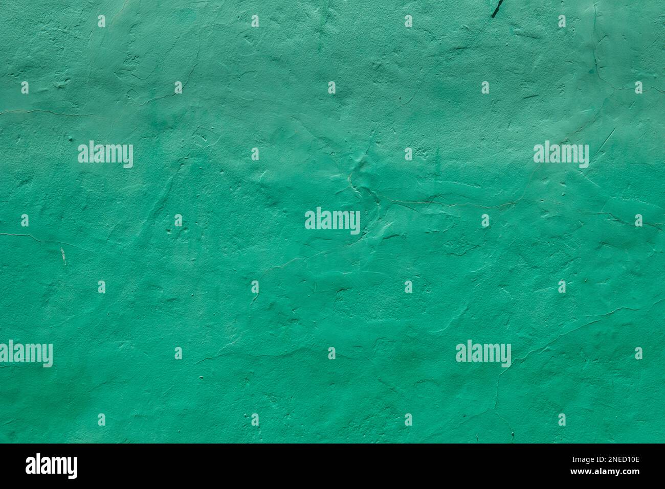 Green painted wall Stock Photo