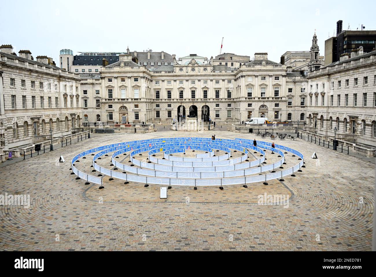 Whorled here after here after here is a striking outdoor installation