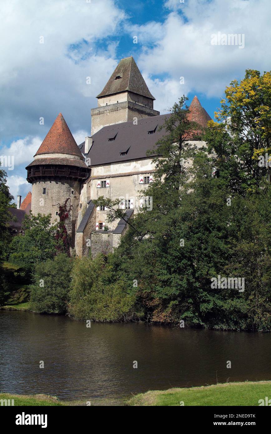 Austria, medieval Castle Heidenreichstein in Lower Austria Stock Photo