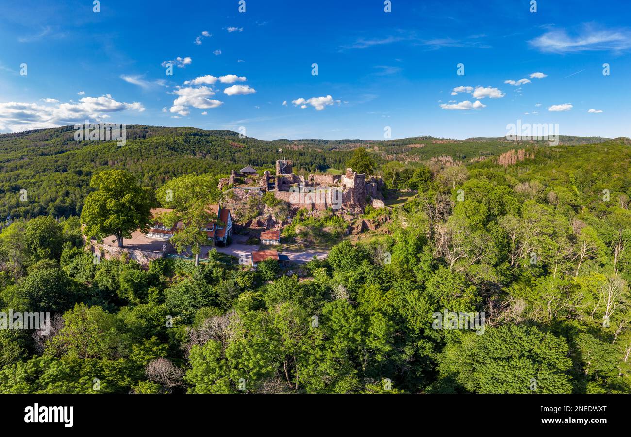 Neustadt Harz Castle Hohnstein Harz Castle Stock Photo Alamy