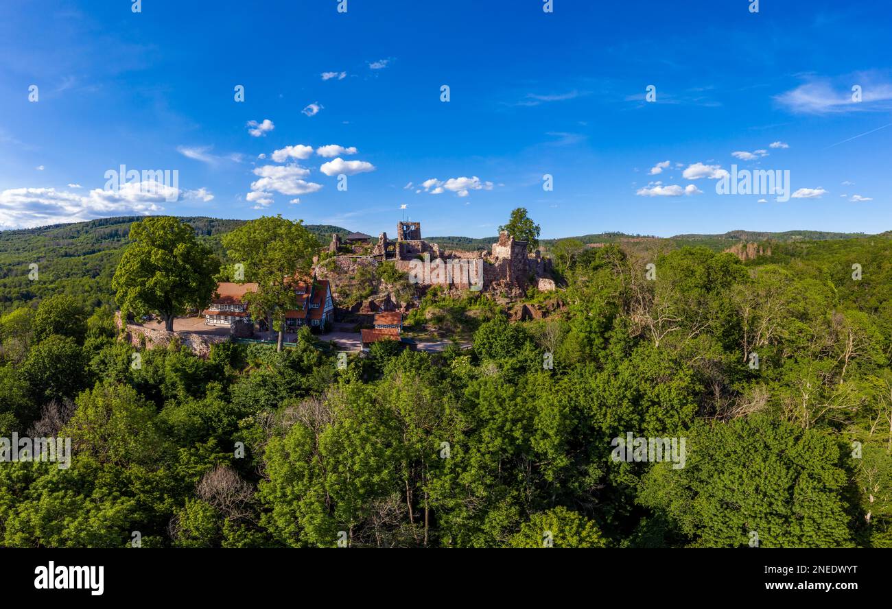 Neustadt Harz Castle Hohnstein Harz Castle Stock Photo Alamy