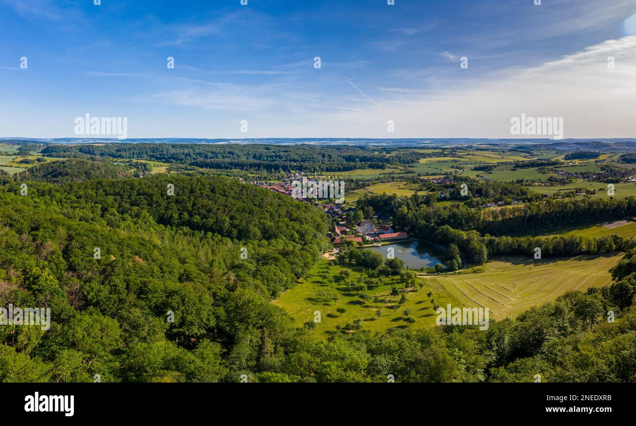 Neustadt Harz Castle Hohnstein Harz Castle Stock Photo Alamy