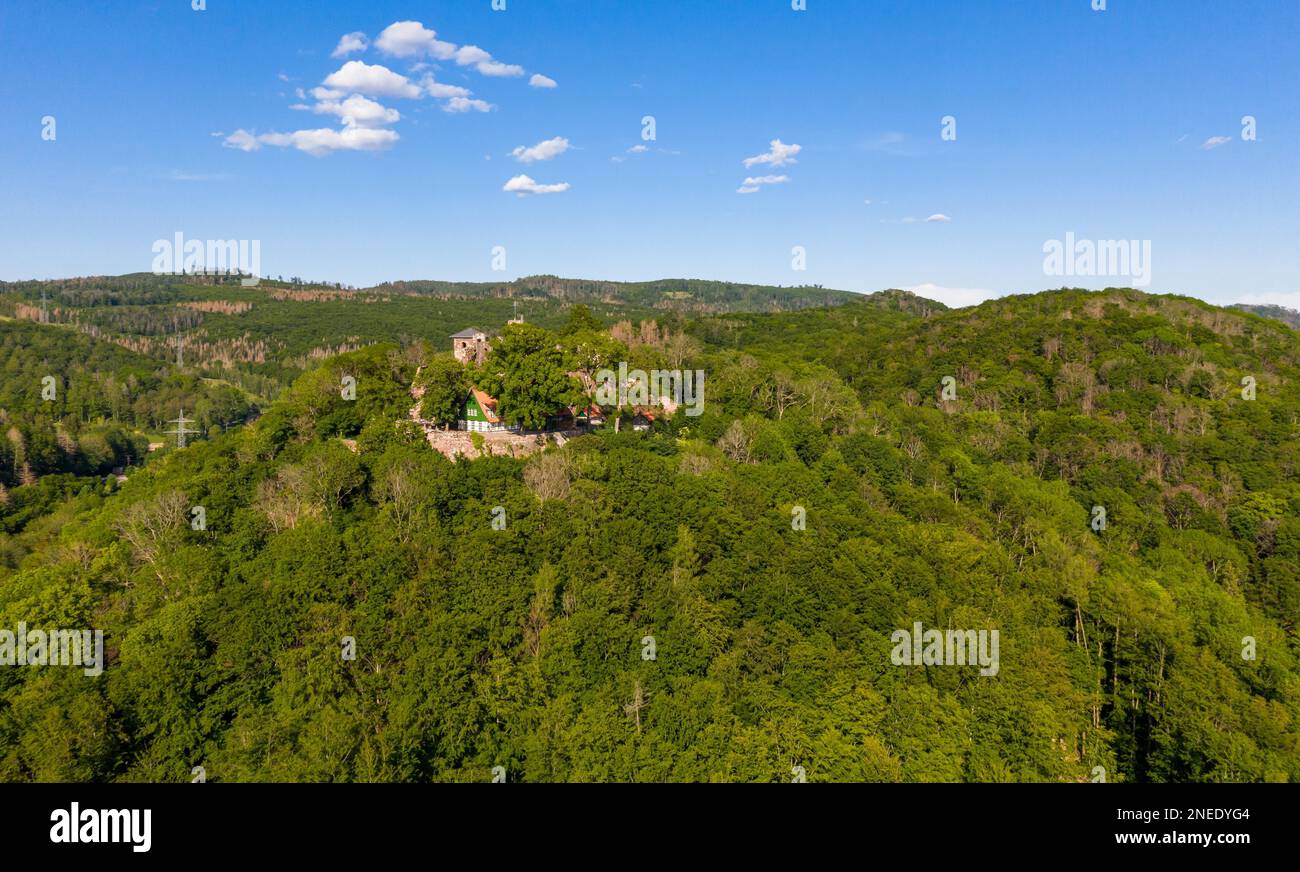 Neustadt Harz Castle Hohnstein Harz Castle Stock Photo Alamy