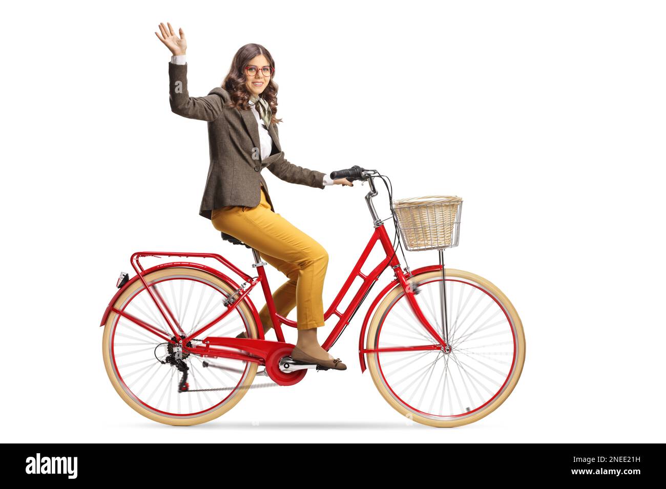 riding bicycle to work
