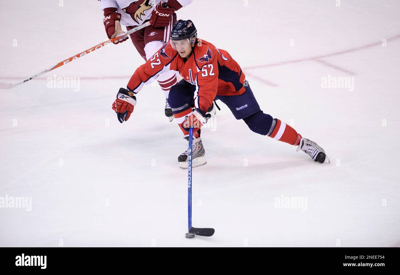 Washington Capitals Defenseman Mike Green (52) Skates With The Pcuk ...