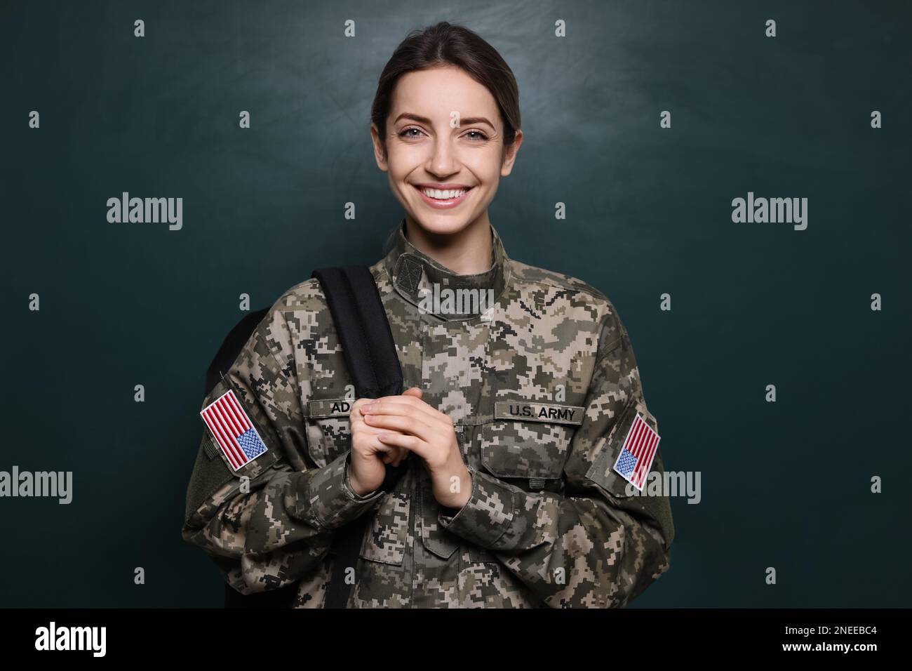 Female military usa benefits hi-res stock photography and images - Alamy