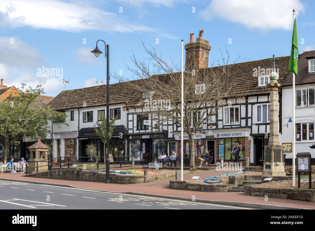 EAST GRINSTEAD, WEST SUSSEX/UK JULY 1 View of the High Street in