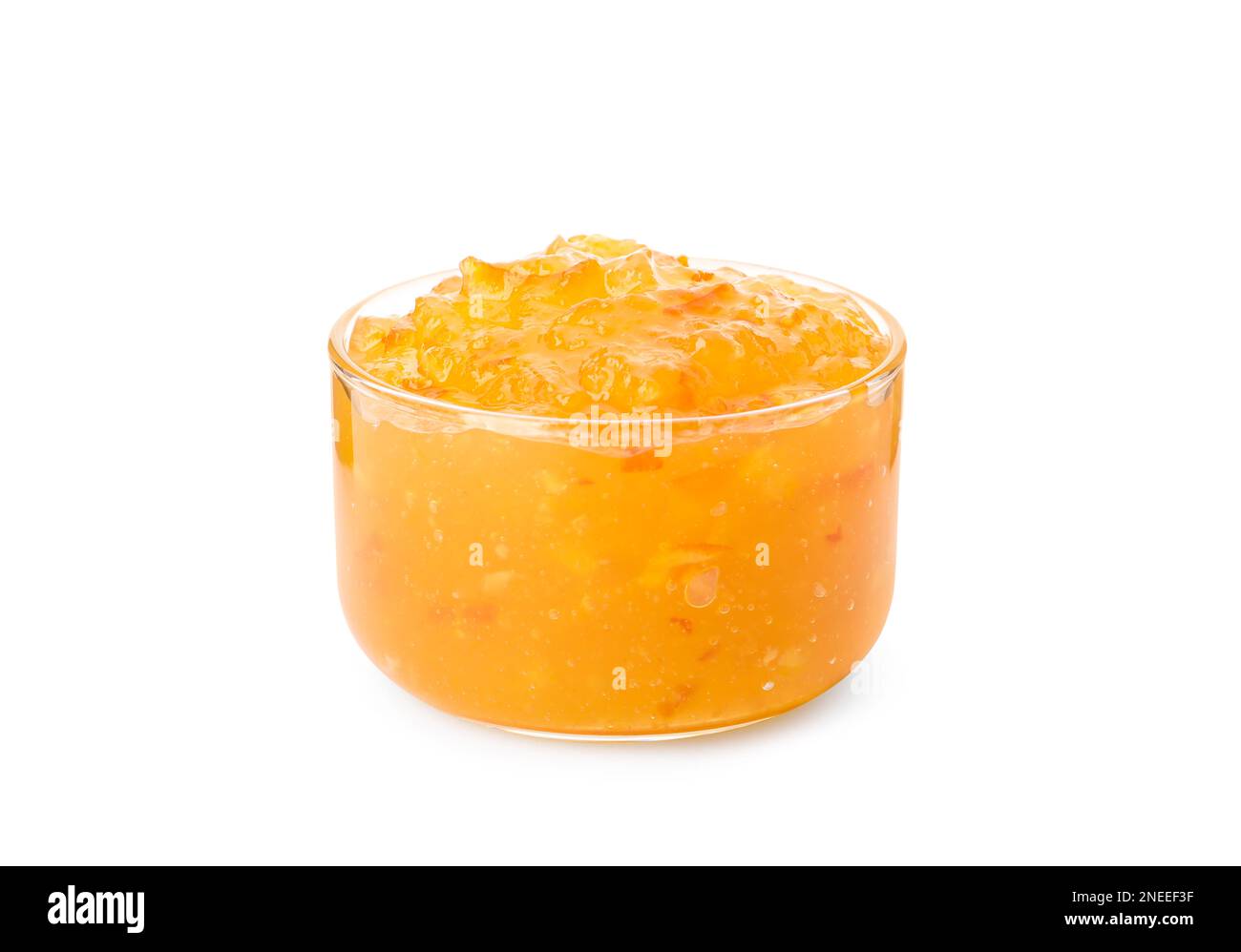 Delicious orange marmalade in bowl isolated on white Stock Photo Alamy