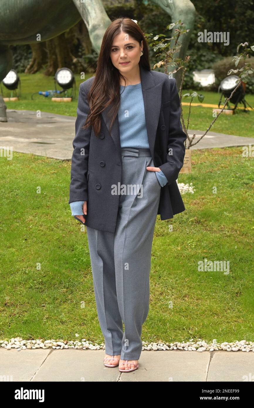 Rome, Italy. 16th Feb, 2023. Claudia Tranchese attends the photocall of Rai  fiction Resta con me at Rai center Viale Mazzini. (Photo by Mario  CartelliSOPA ImagesSipa USA) Credit: Sipa USAAlamy Live News