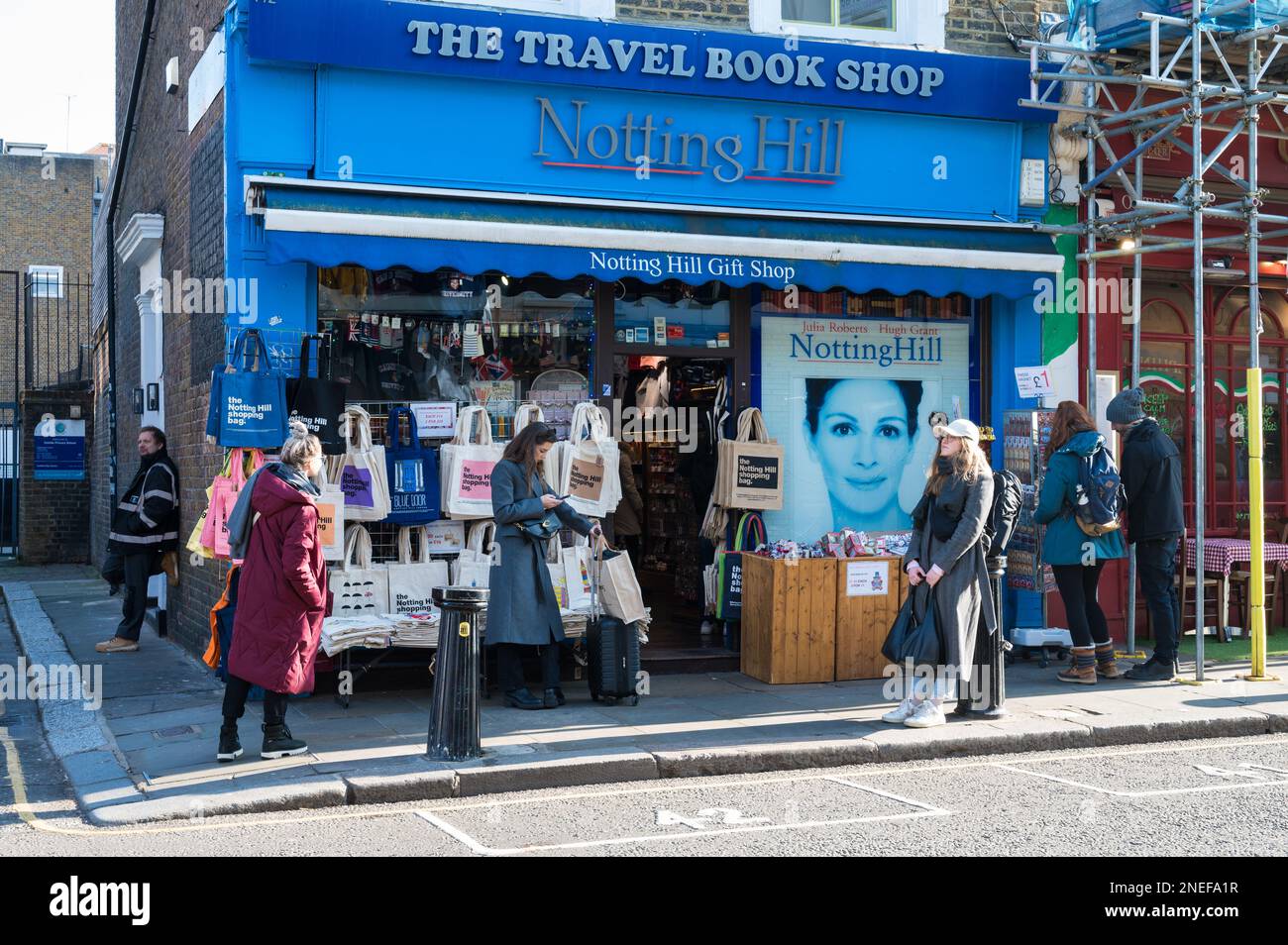 The Travel Book Shop on Portobello Road. A location used in the movie