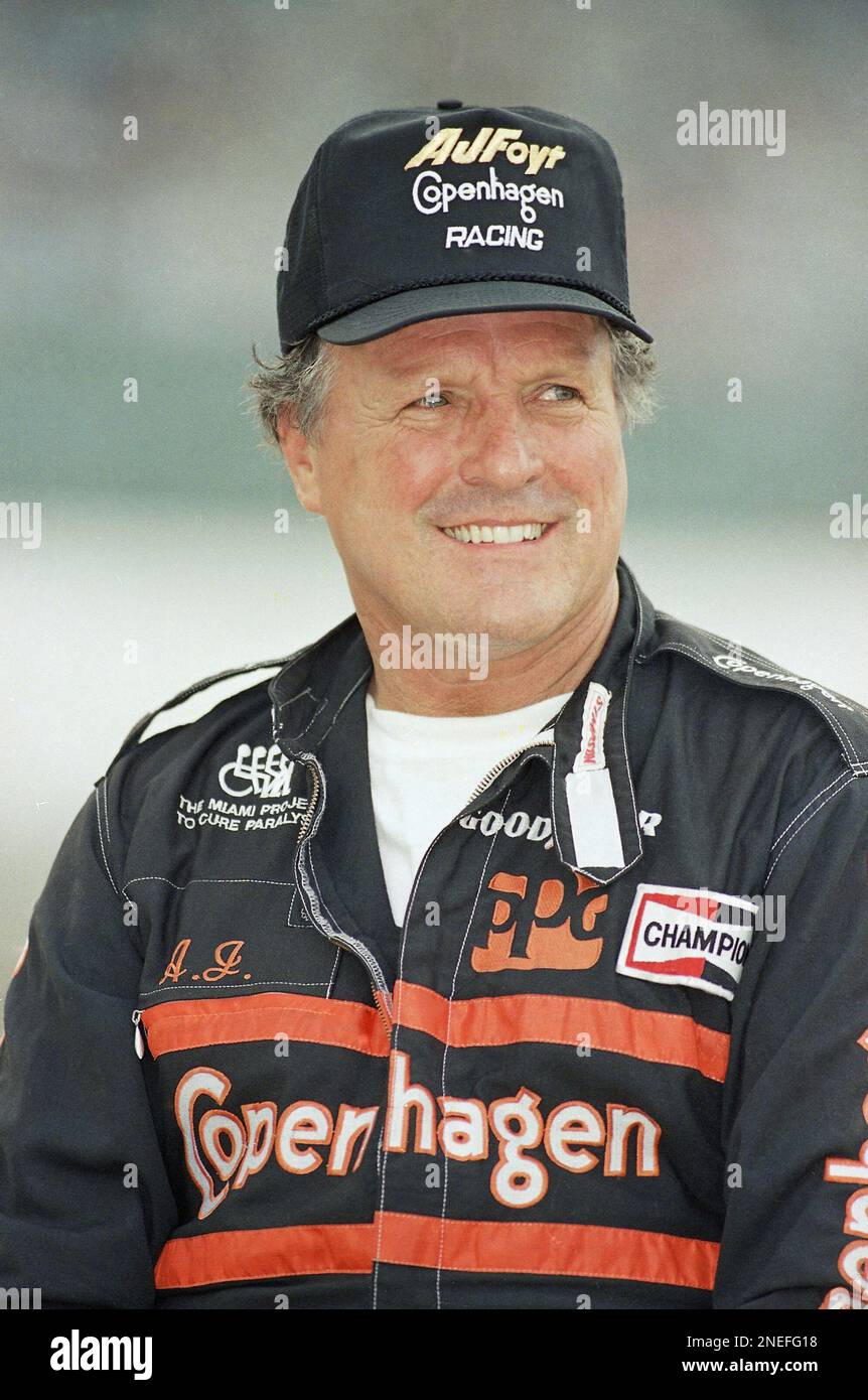 Race car driver A.J. Foyt in May 1988. (AP Photo Stock Photo - Alamy