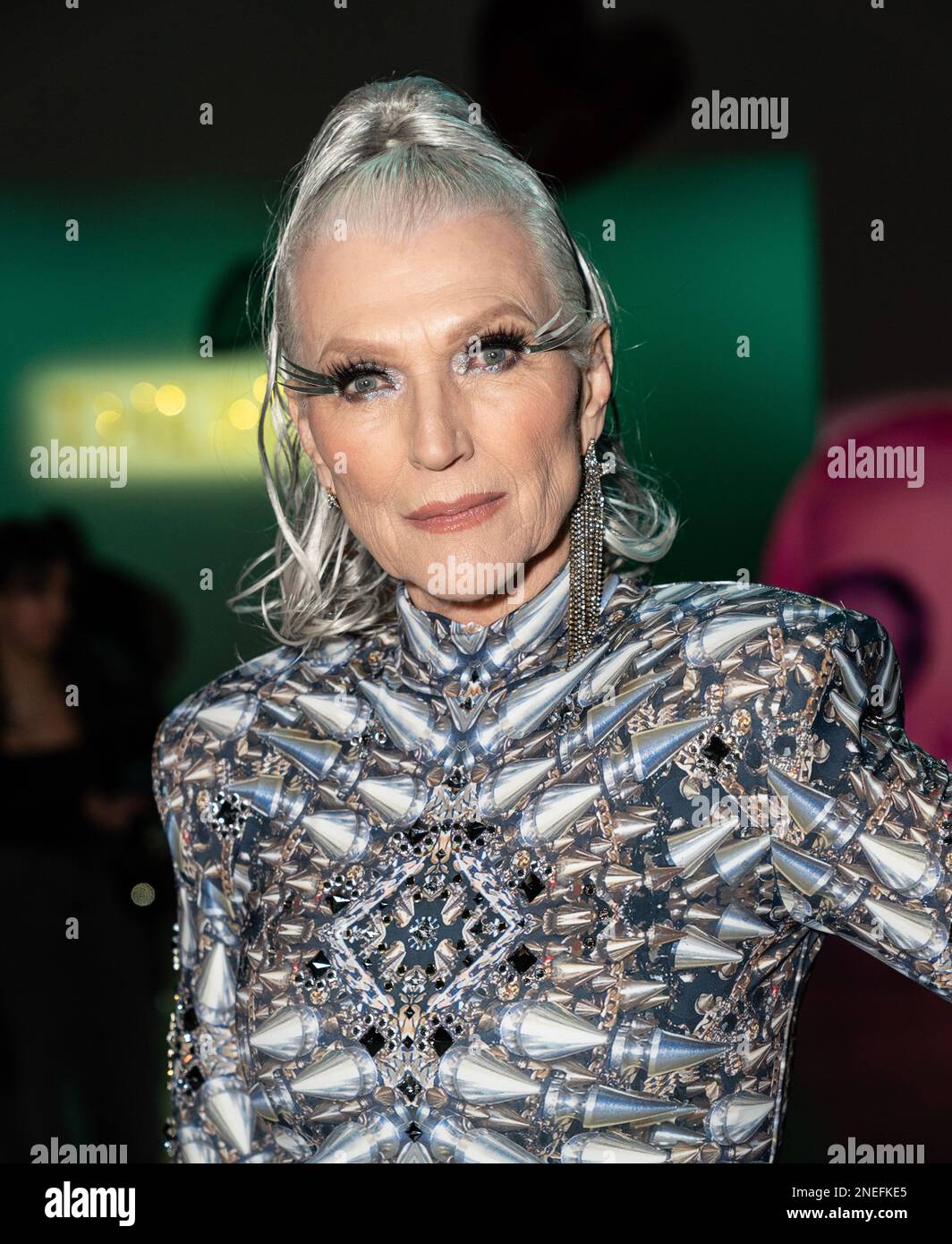 Maye Musk attends runway for The Blonds fashion show during New York