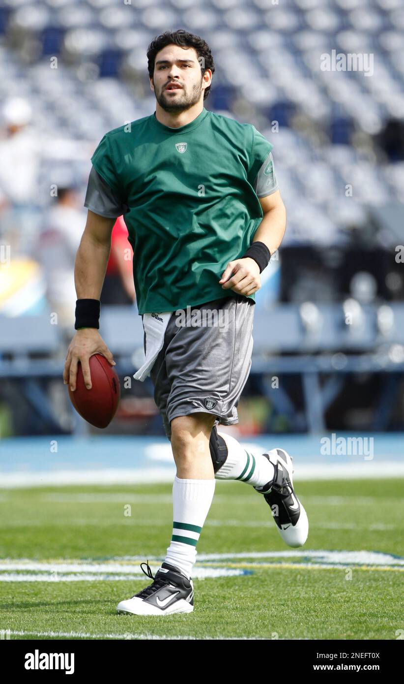 Mark Sanchez #6 quarterback of the New York Jets Stock Photo - Alamy