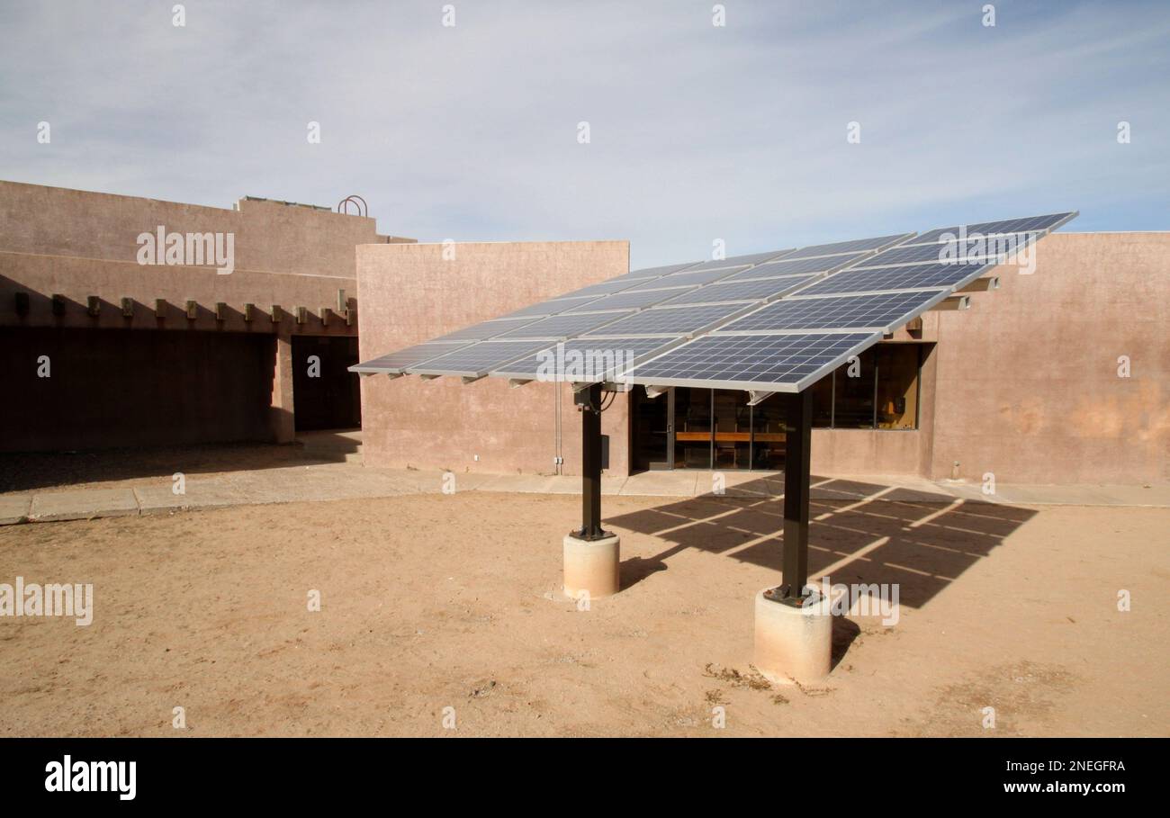 This Dec. 11, 2009 image shows a solar panel that helps provide
