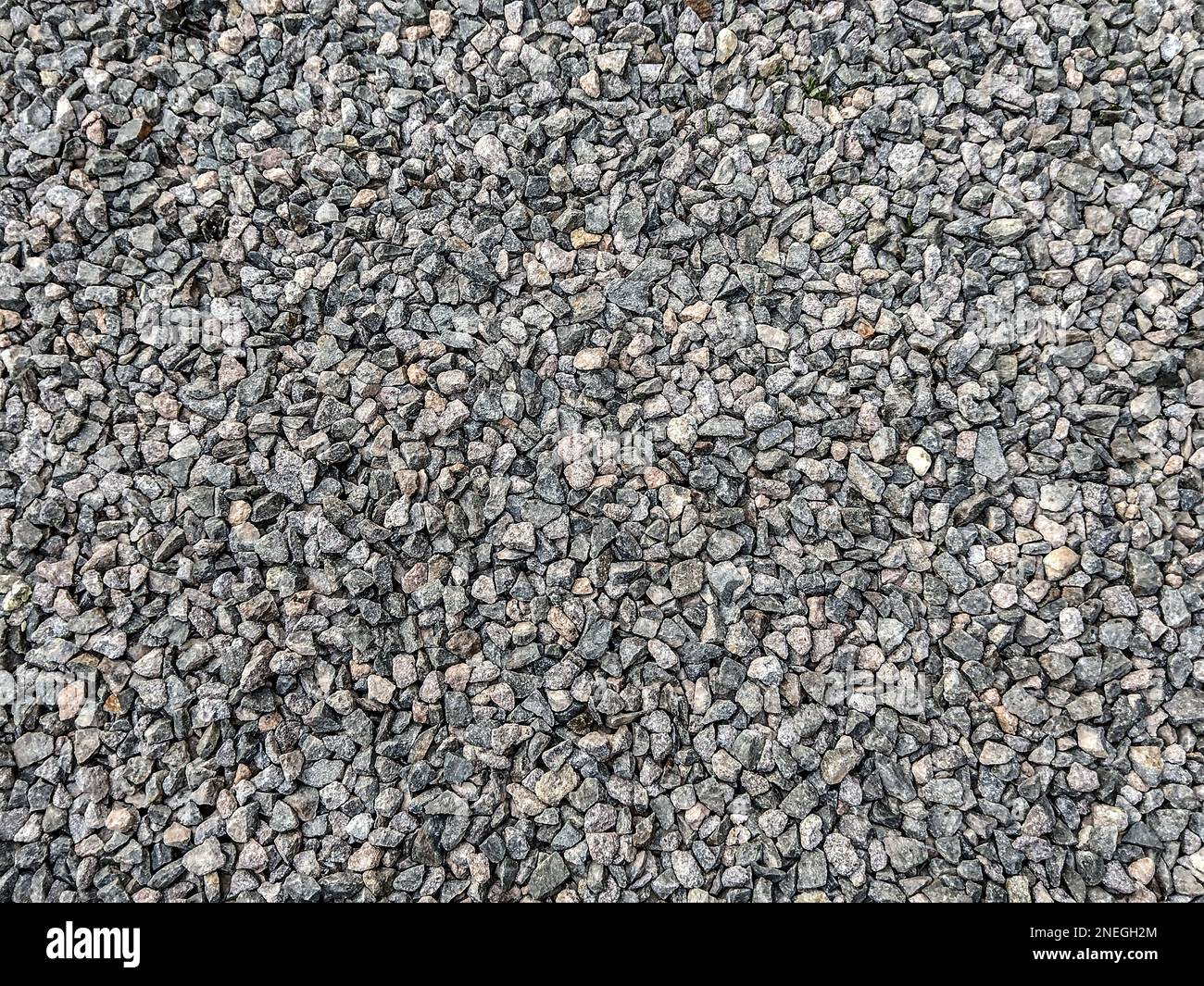 Decorative gravel - texture, background. outdoor Stock Photo