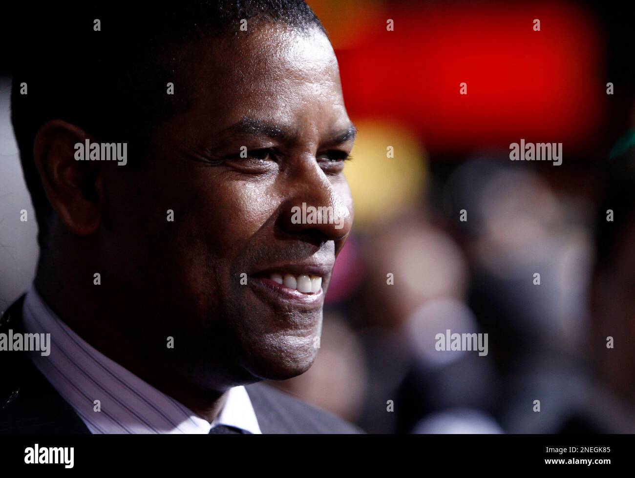 Cast member Denzel Washington arrives at the premiere of 