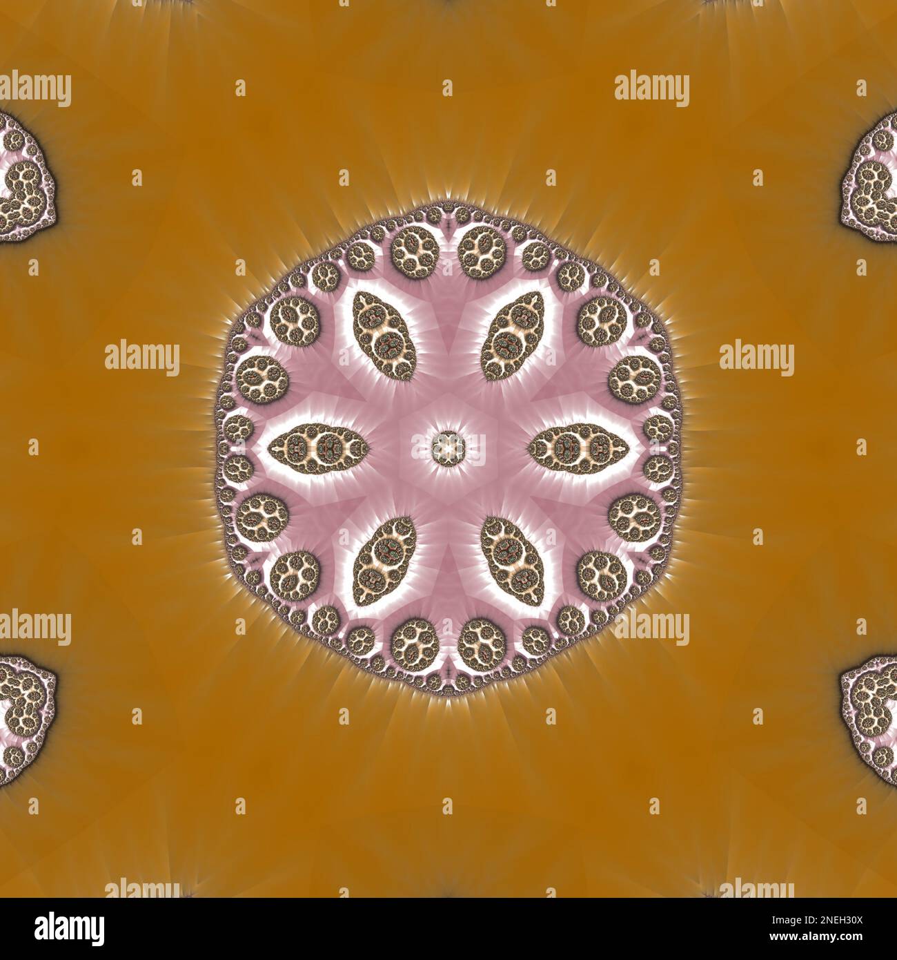 Abstract Computer generated Fractal design. A fractal is a never-ending ...