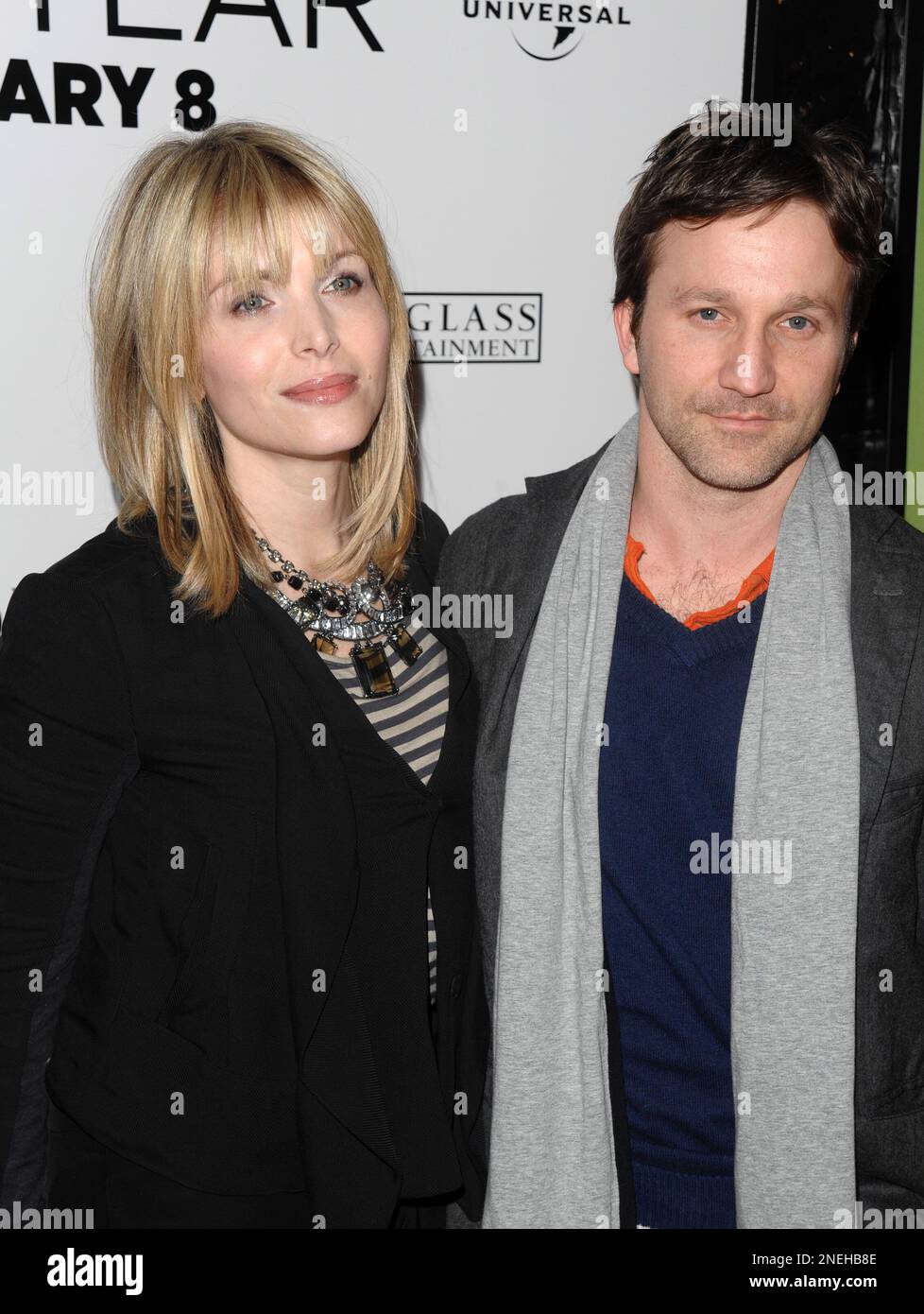 Deborah Kaplan and Breckin Meyer attend the premiere of 