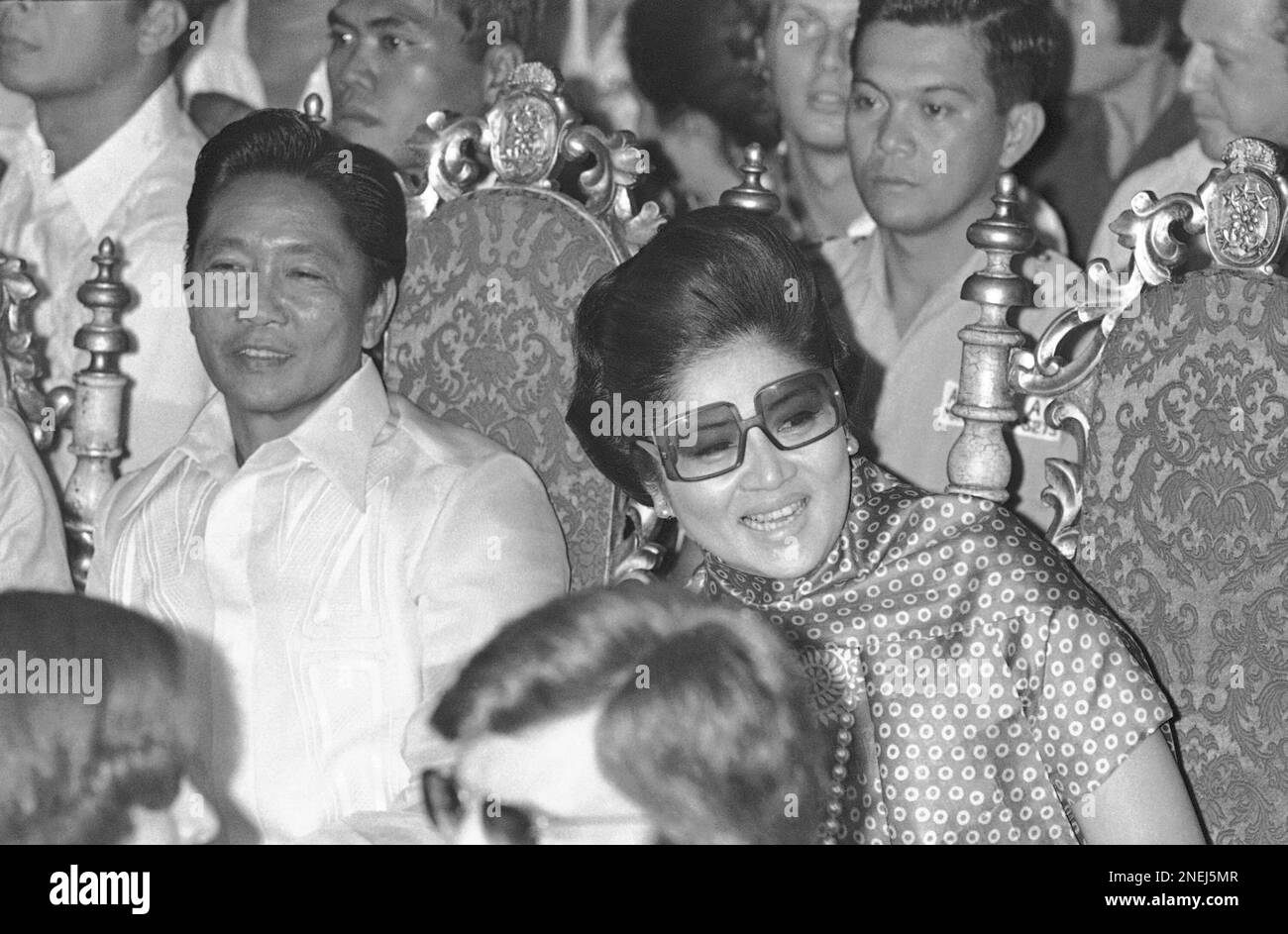 President Ferdinand and Mrs. Ferdinand Marcos, the first family of the ...