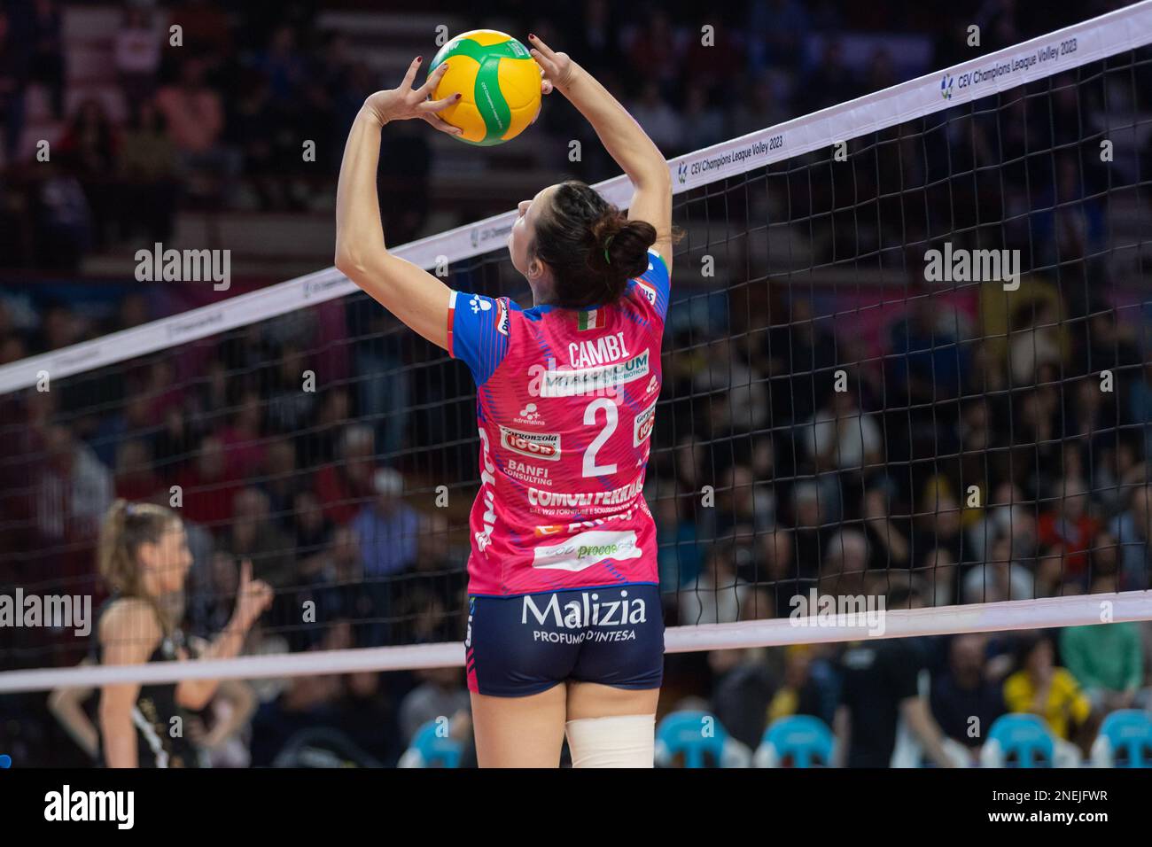 Novara, Italy. 15th Feb, 2023. Carlotta Cambi (Igor Novara) in action Credit: Independent Photo Agency/Alamy Live News Stock Photo