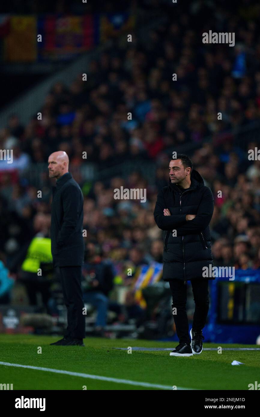 Barcelona, Spain, 16, February, 2023.  Spain-Football-Europa League-FC Barcelona v Manchester United.  Credit: Joan G/Alamy Live News Stock Photo