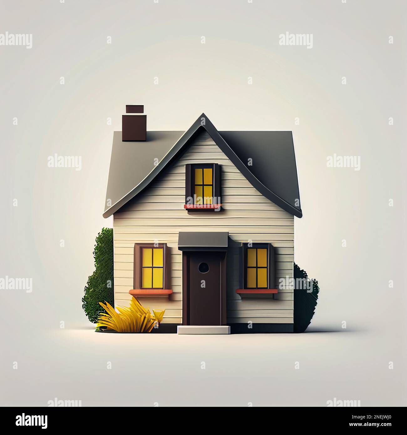 House icon illustration vector style for real estate market Stock Photo ...
