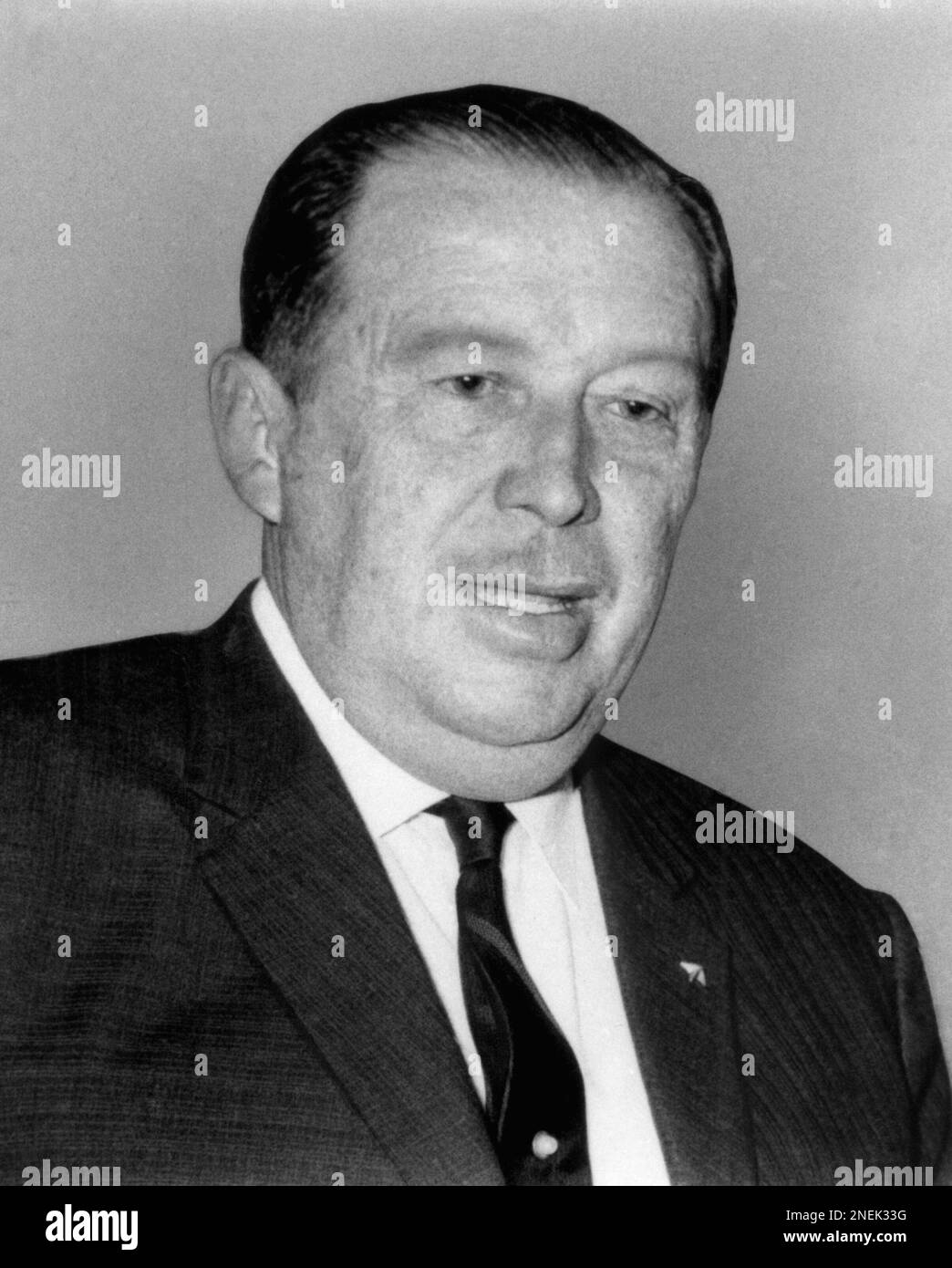 General Alfredo Stroessner President of Paraguay on April 15, 1967