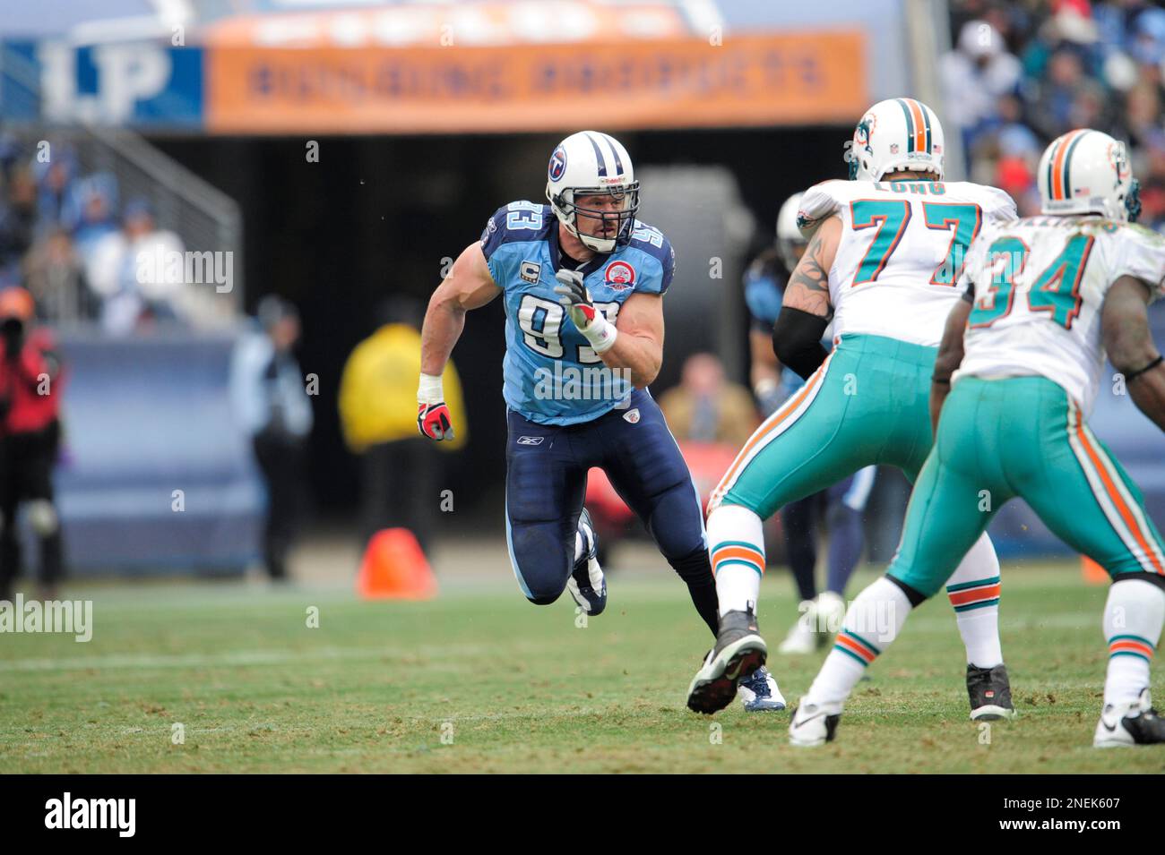 Tennessee Titans defensive end Kyle Vanden Bosch 93 plays