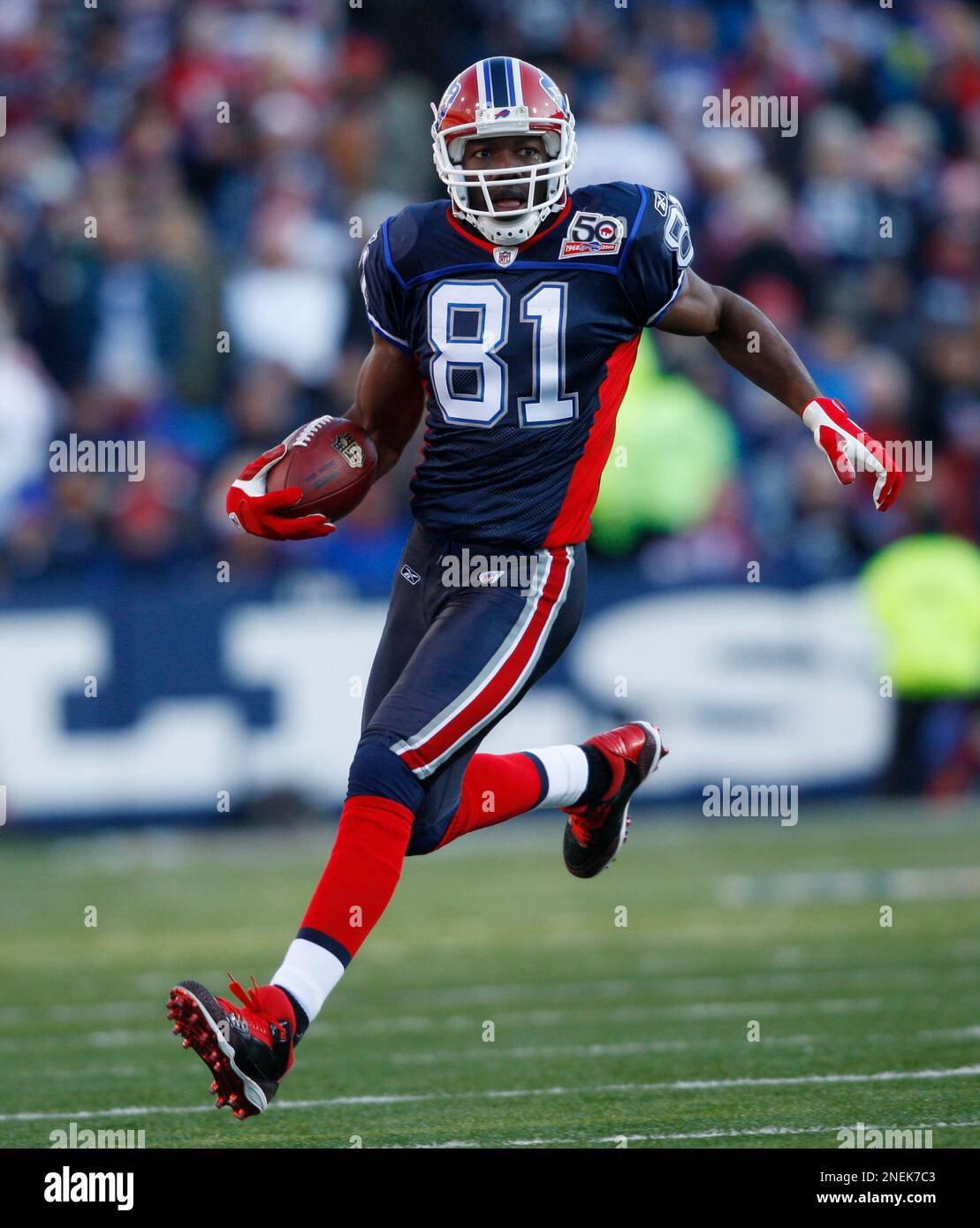 03 August 2009: Buffalo Bills wide reciever Terrell Owens run