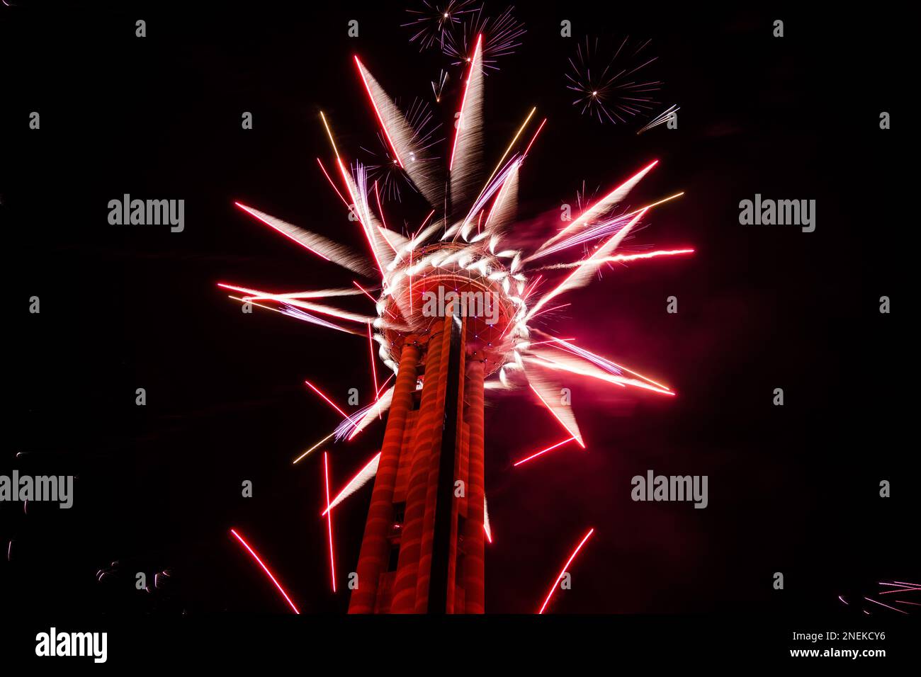 Dallas New Years Eve Stock Photo Alamy