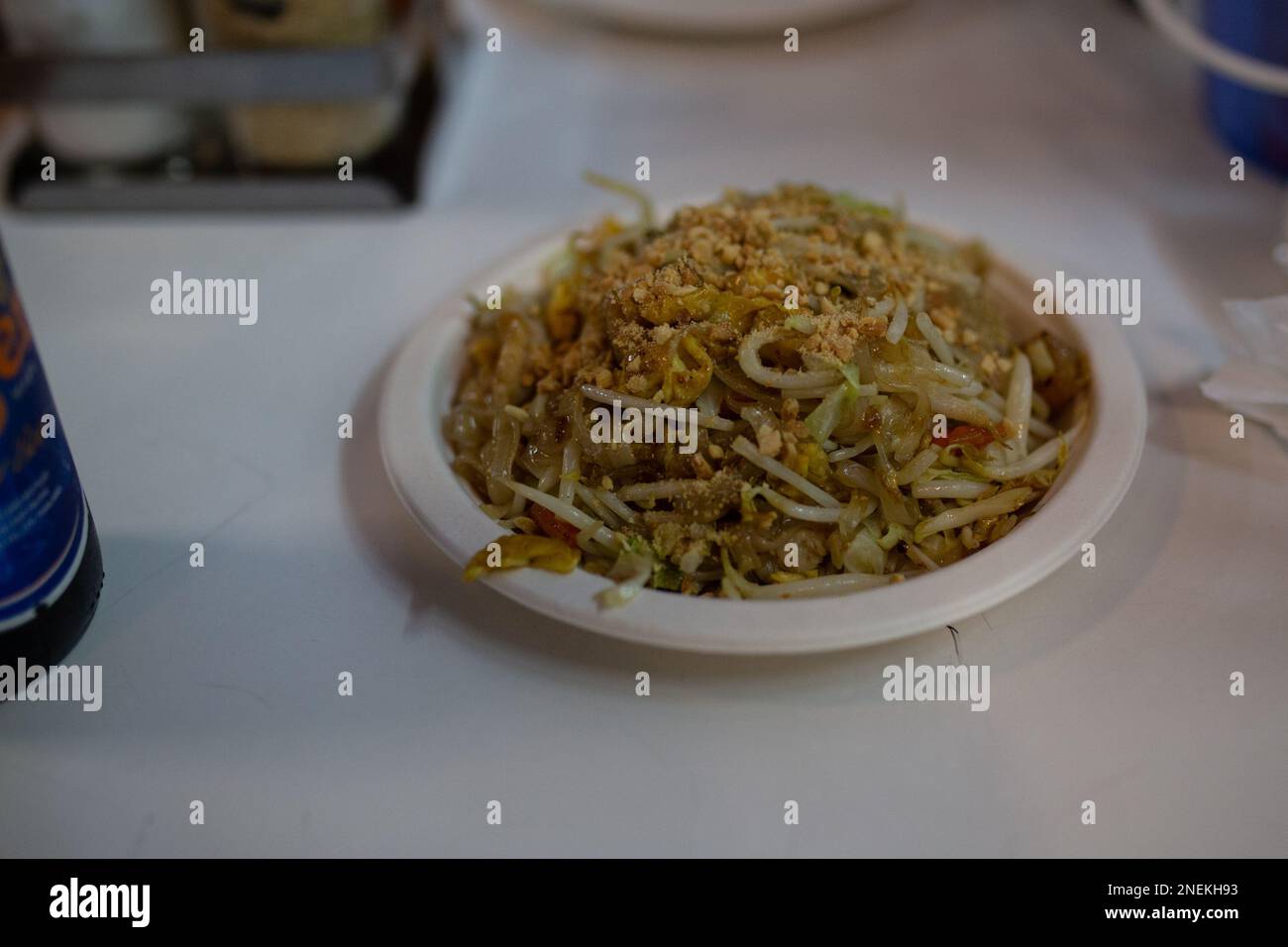 Pad Thai Street Food in Bangkok - Thailand Stock Photo - Alamy