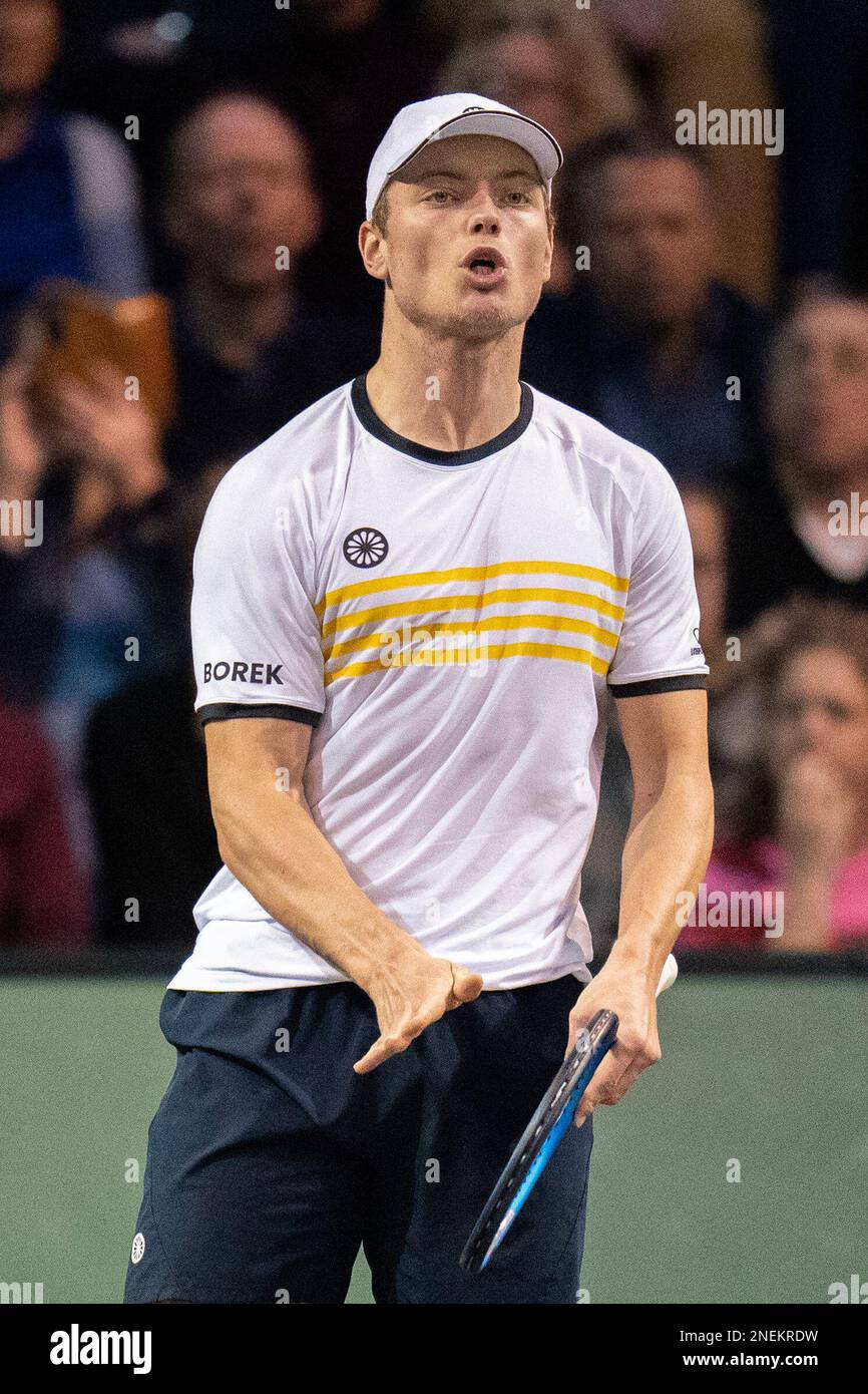 ROTTERDAM, THE NETHERLANDS FEBRUARY 15 Tim van Rijthoven of The Netherlands in action during