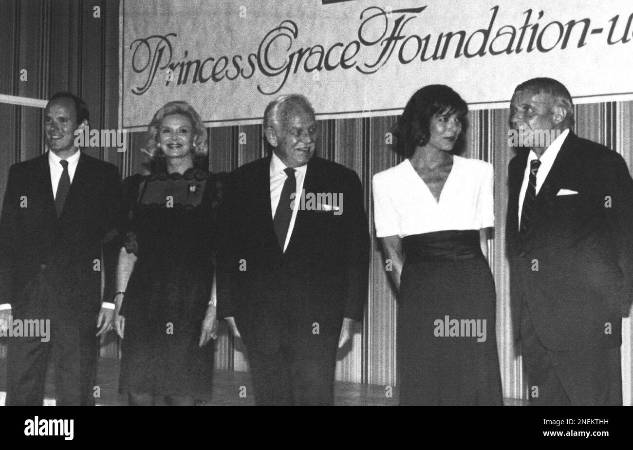Frank Sinatra, right, and his wife Barbara, second from left, are