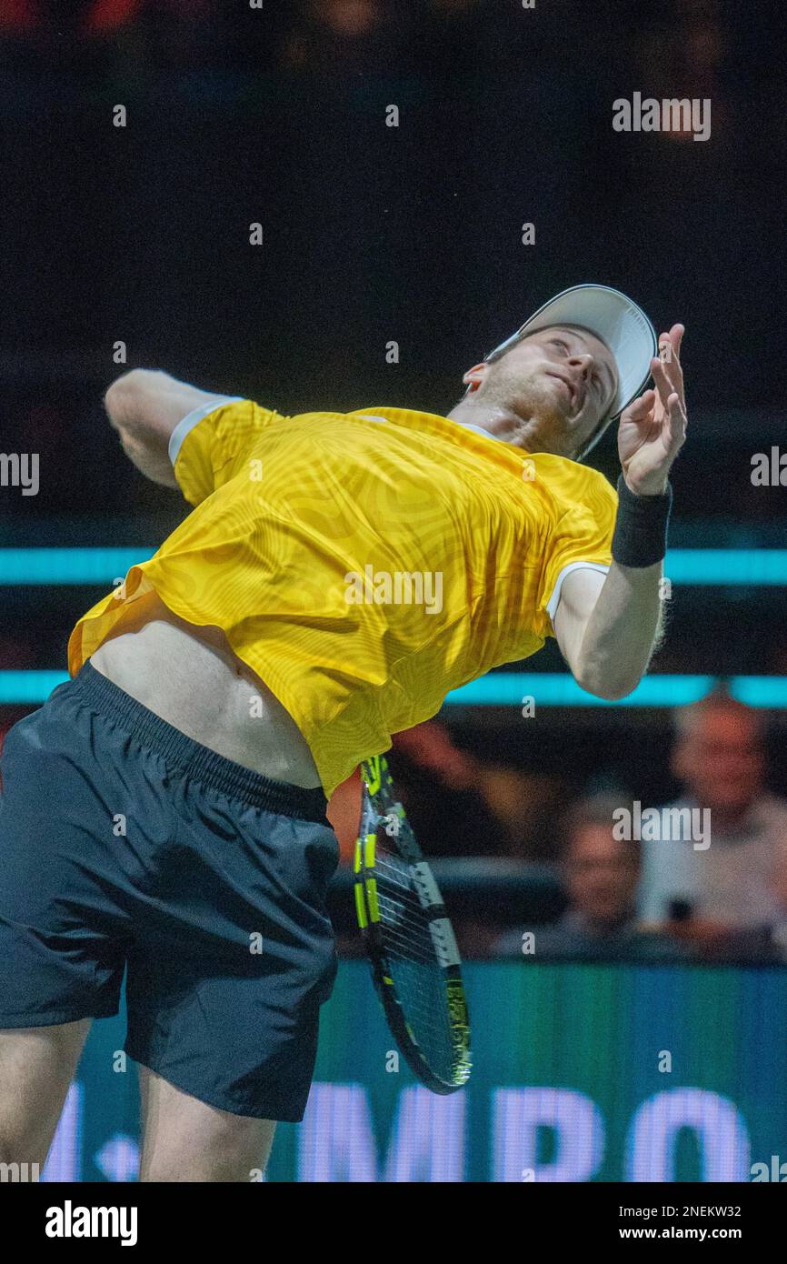 ROTTERDAM, THE NETHERLANDS FEBRUARY 15 Tim van Rijthoven of The Netherlands in action during