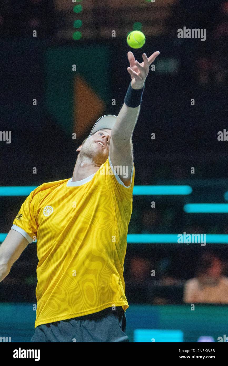 ROTTERDAM, THE NETHERLANDS FEBRUARY 15 Tim van Rijthoven of The Netherlands in action during