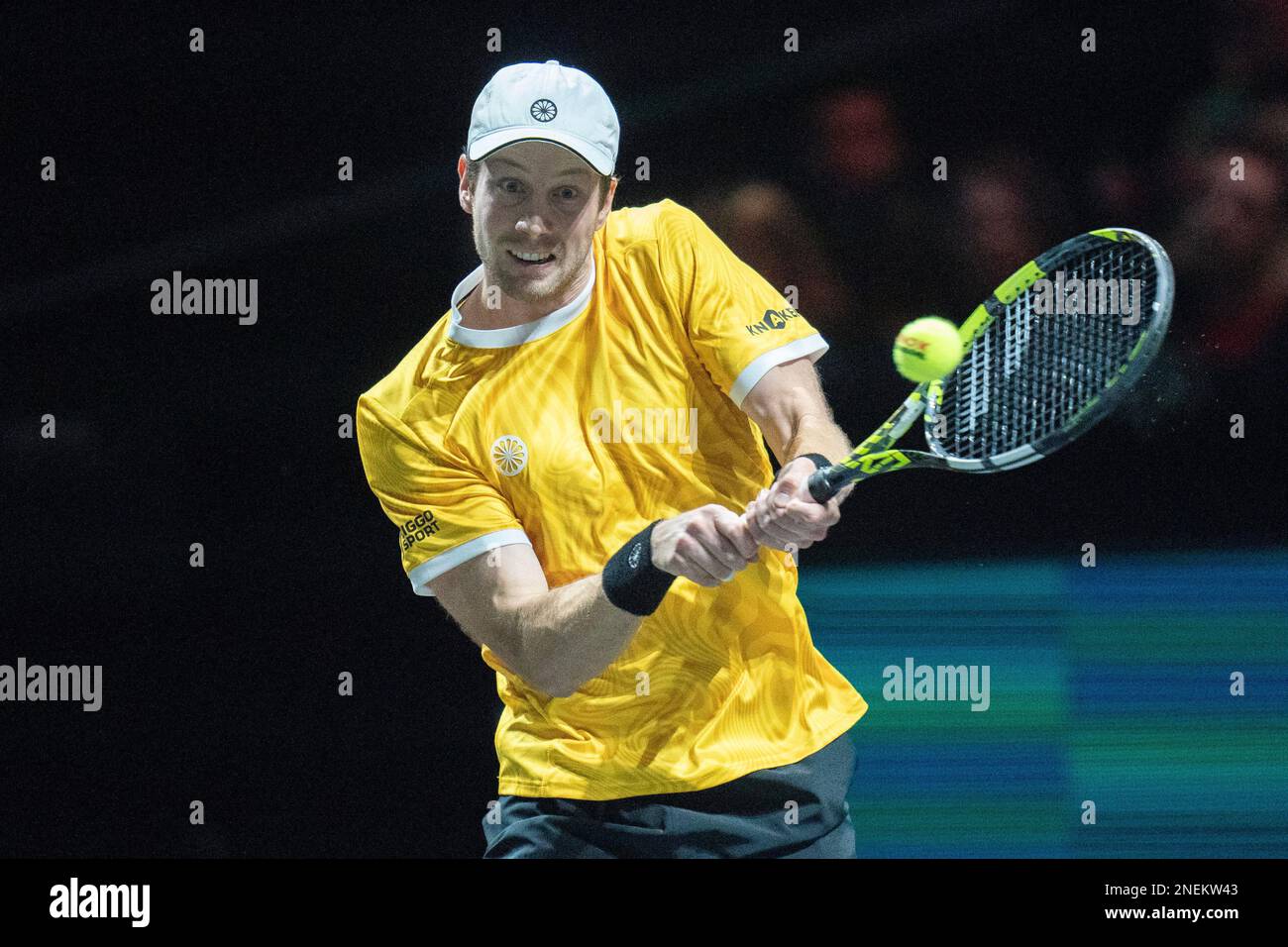ROTTERDAM, THE NETHERLANDS FEBRUARY 15 Tim van Rijthoven of The Netherlands in action during