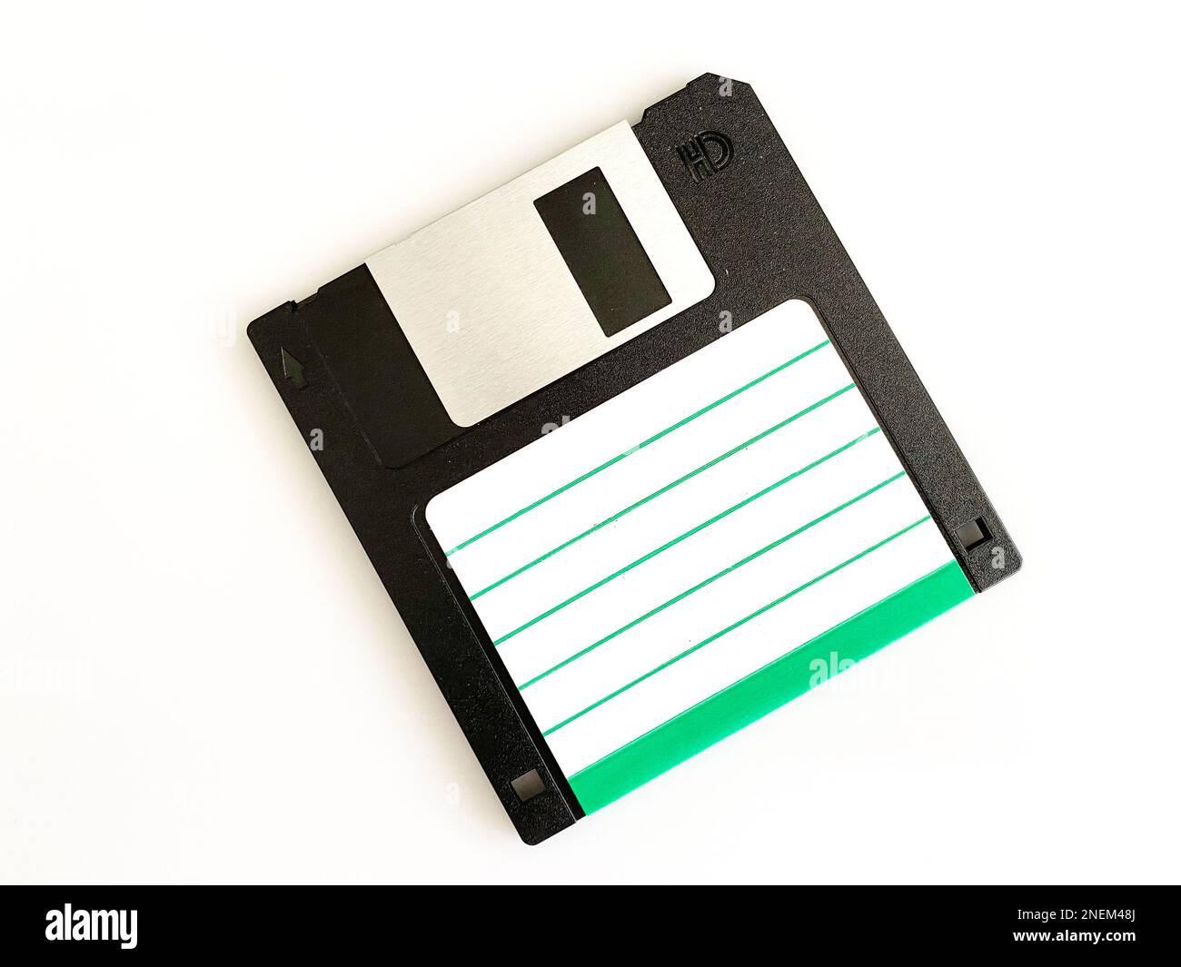 Floppy disk isolated on white background Stock Photo