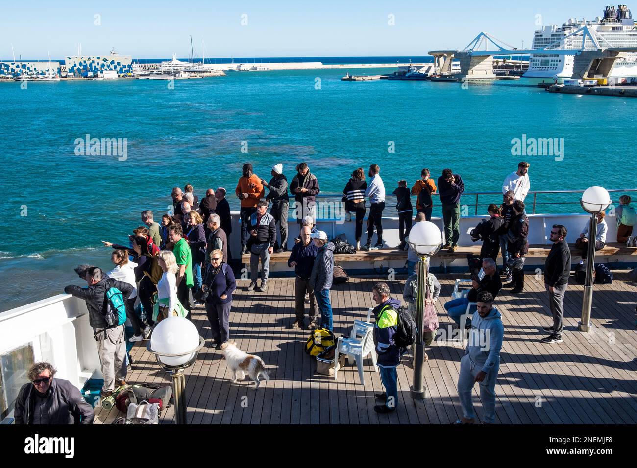 Mediterranean, GNV ferry from Genoa to Tangier, Port of Barcelona