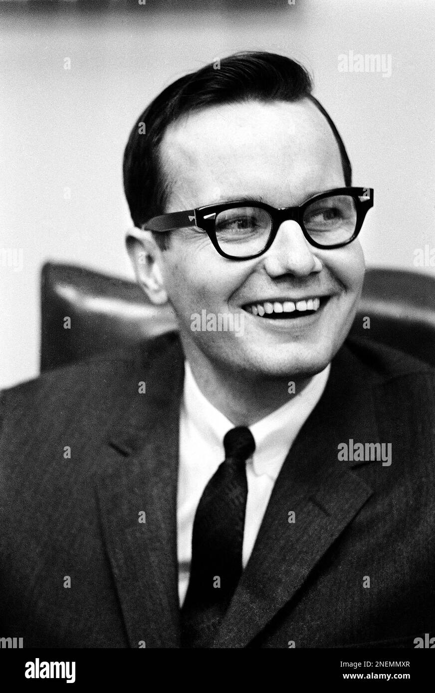 Bill Moyers, White House press secretary and special assistant to the ...