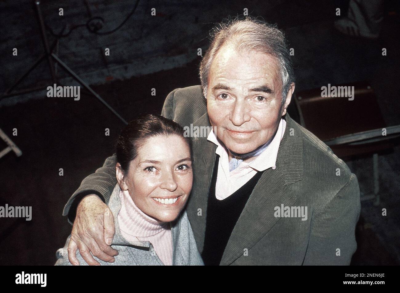 British actor James Mason with his second wife Clarissa Kaye in New ...