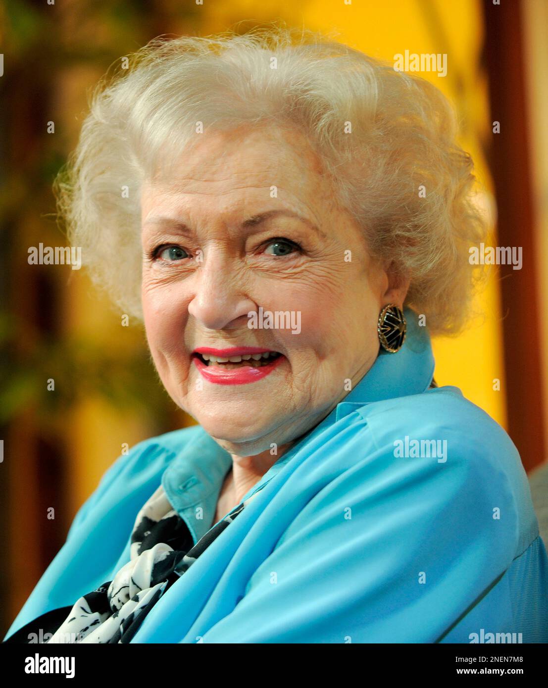 Actress Betty White poses for a portrait following her appearance