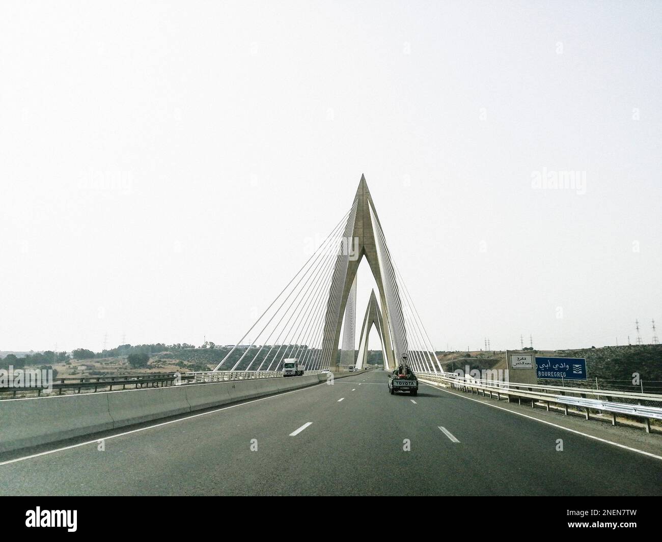 Bridge Moroco Morocco, Rabat, Mohammed VI Bridge Stock Photo - Alamy