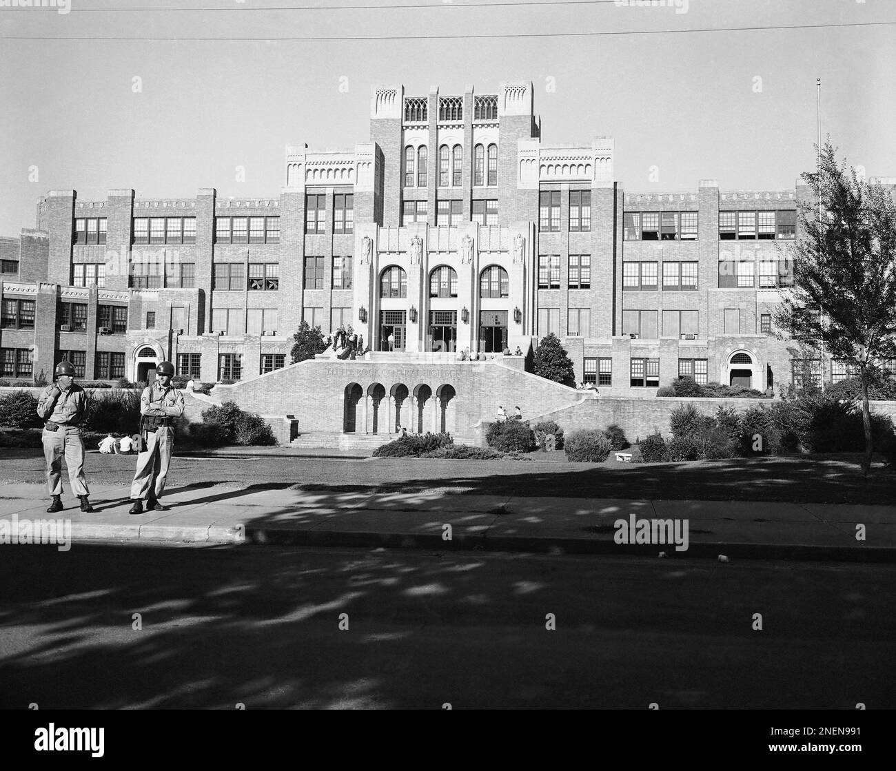 Little Rock Central High in Little Rock, Ark., the scene of the ...