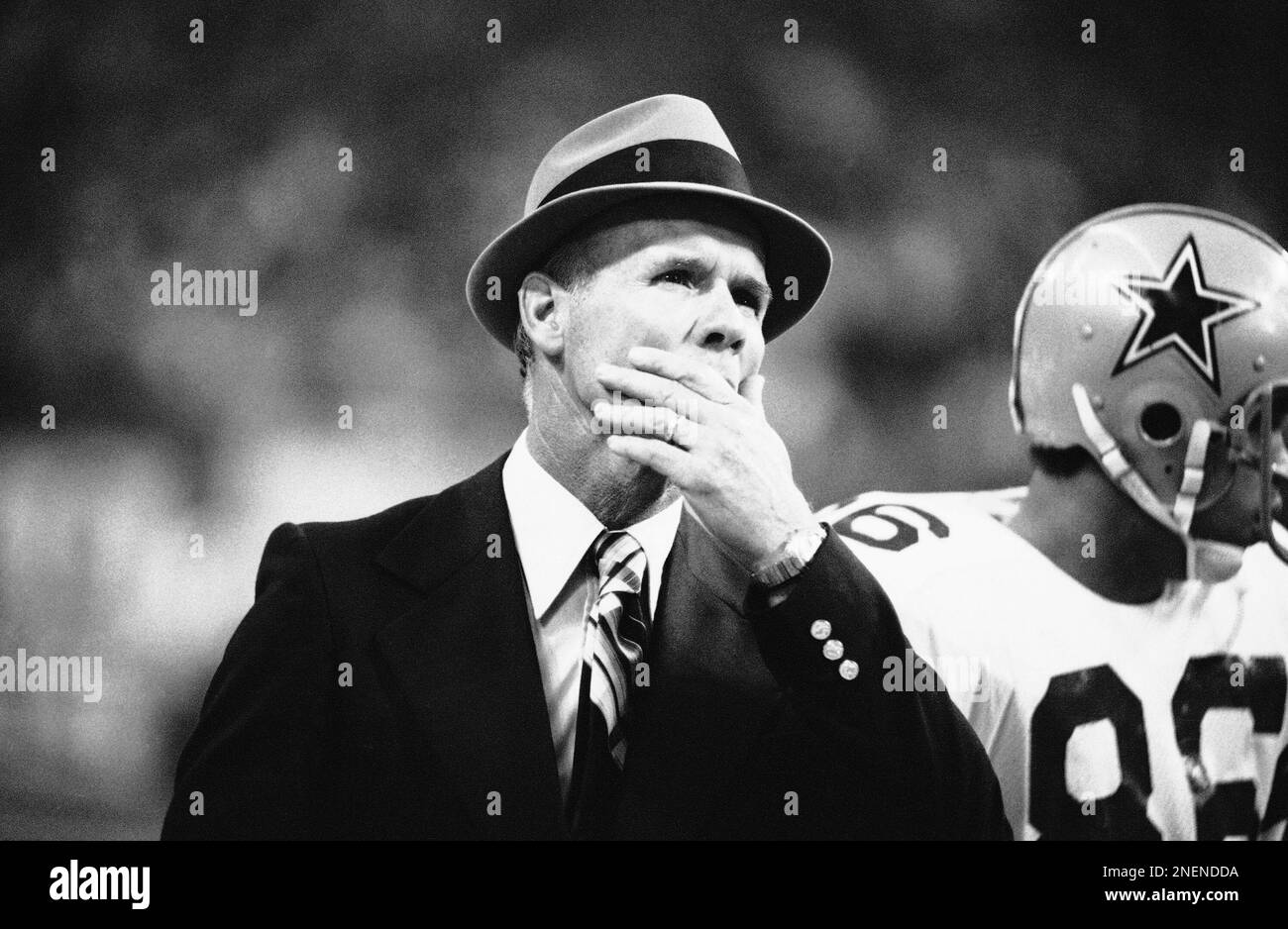 Tom Landry Dallas Cowboys editorial stock image. Image of coach