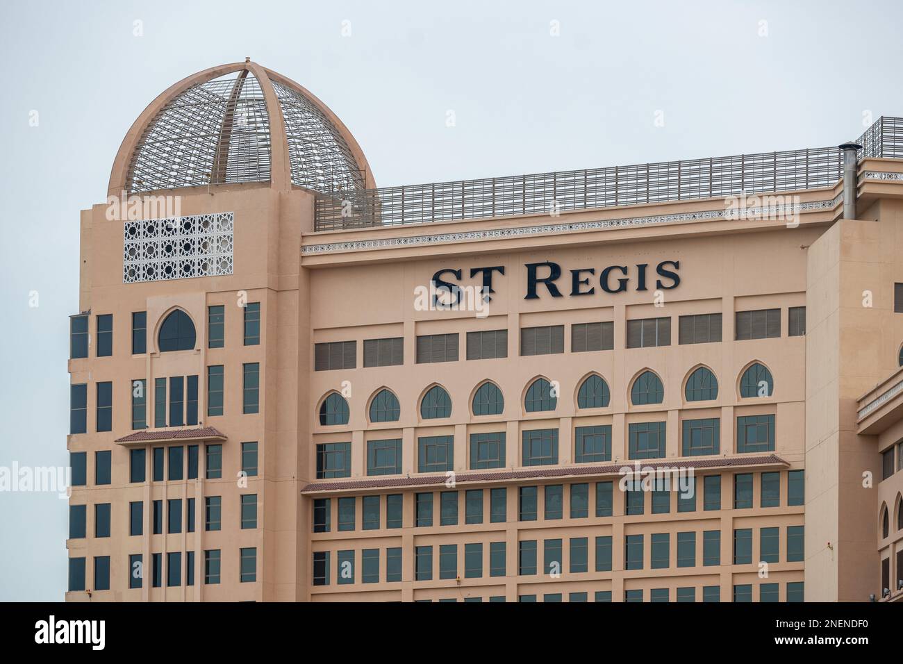 Al Gassar Resort hotel and St. Regis Doha hotel Stock Photo - Alamy