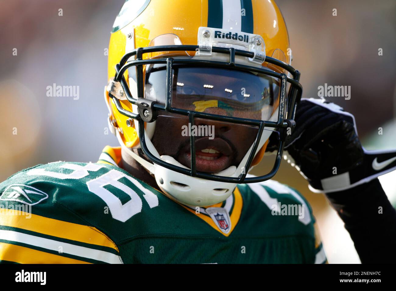 Green Bay Packers' Nick Collins is seen during the first half of an NFL